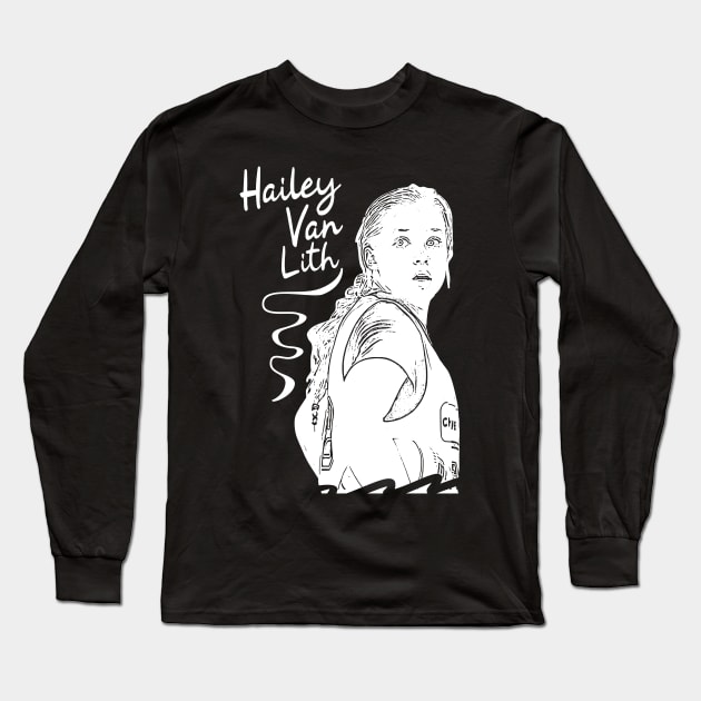 Hailey Van Lith Long Sleeve T-Shirt by Aloenalone